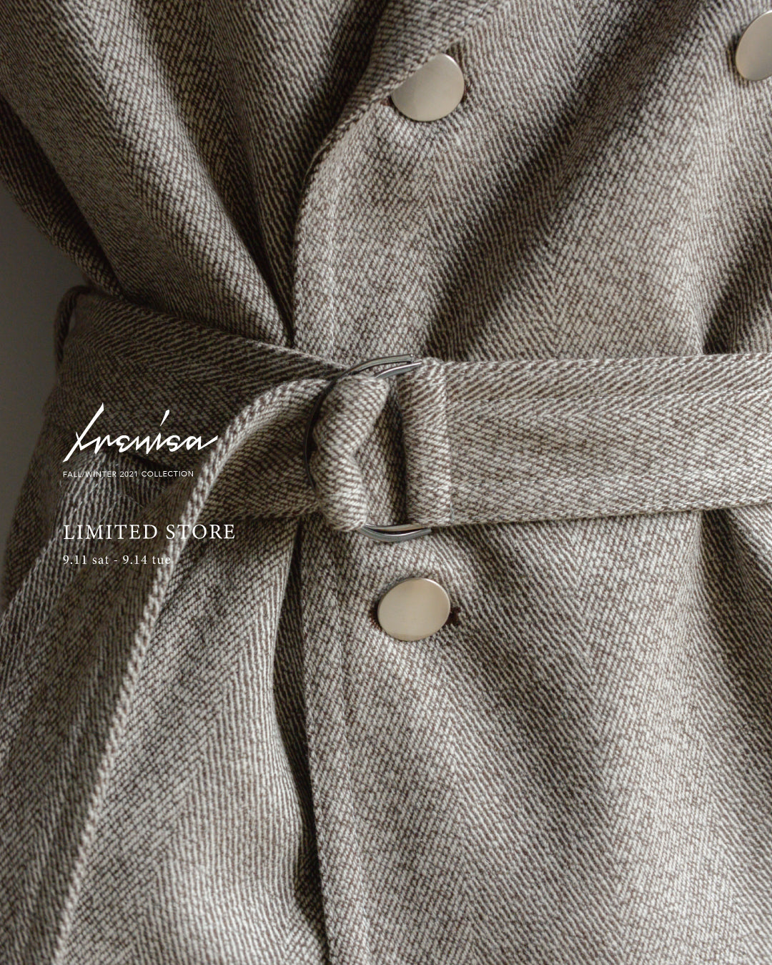 IRENISA 21AW LIMITED STORE ラインナップ一覧 – +81