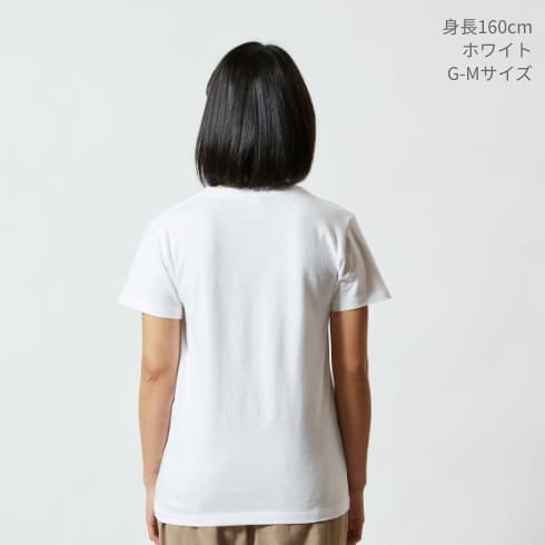 5001-03 半袖Tシャツ 背面着用イメージ