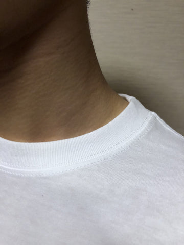 5509-01  長袖Tシャツ 首元