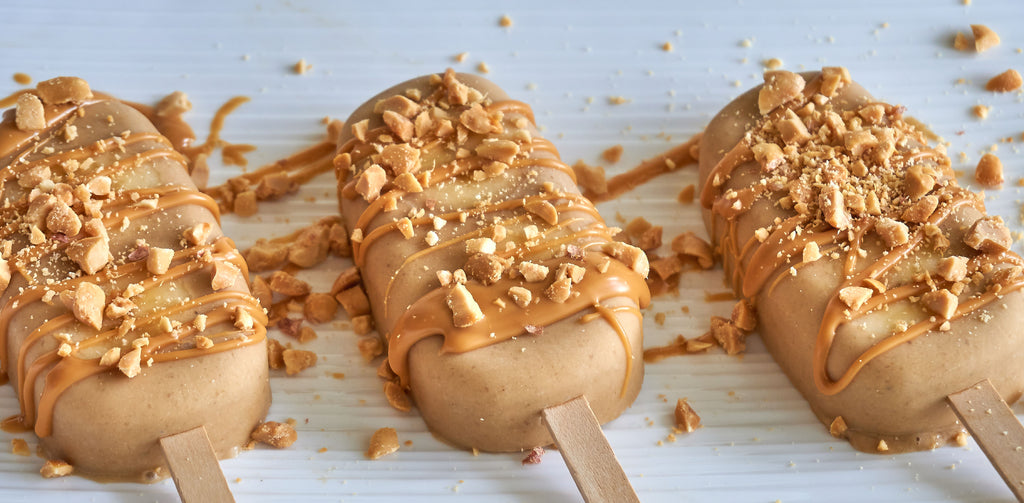 peanut utter popsicle with only good cholesterol