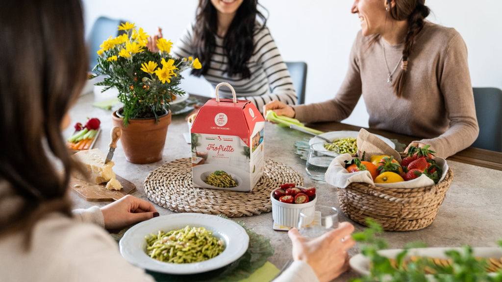 Rezept für Trofie mit hausgemachtem Genueser Pesto