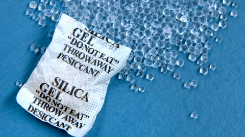 packet of silica gel