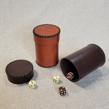 Hand-Stitched Dice Cup