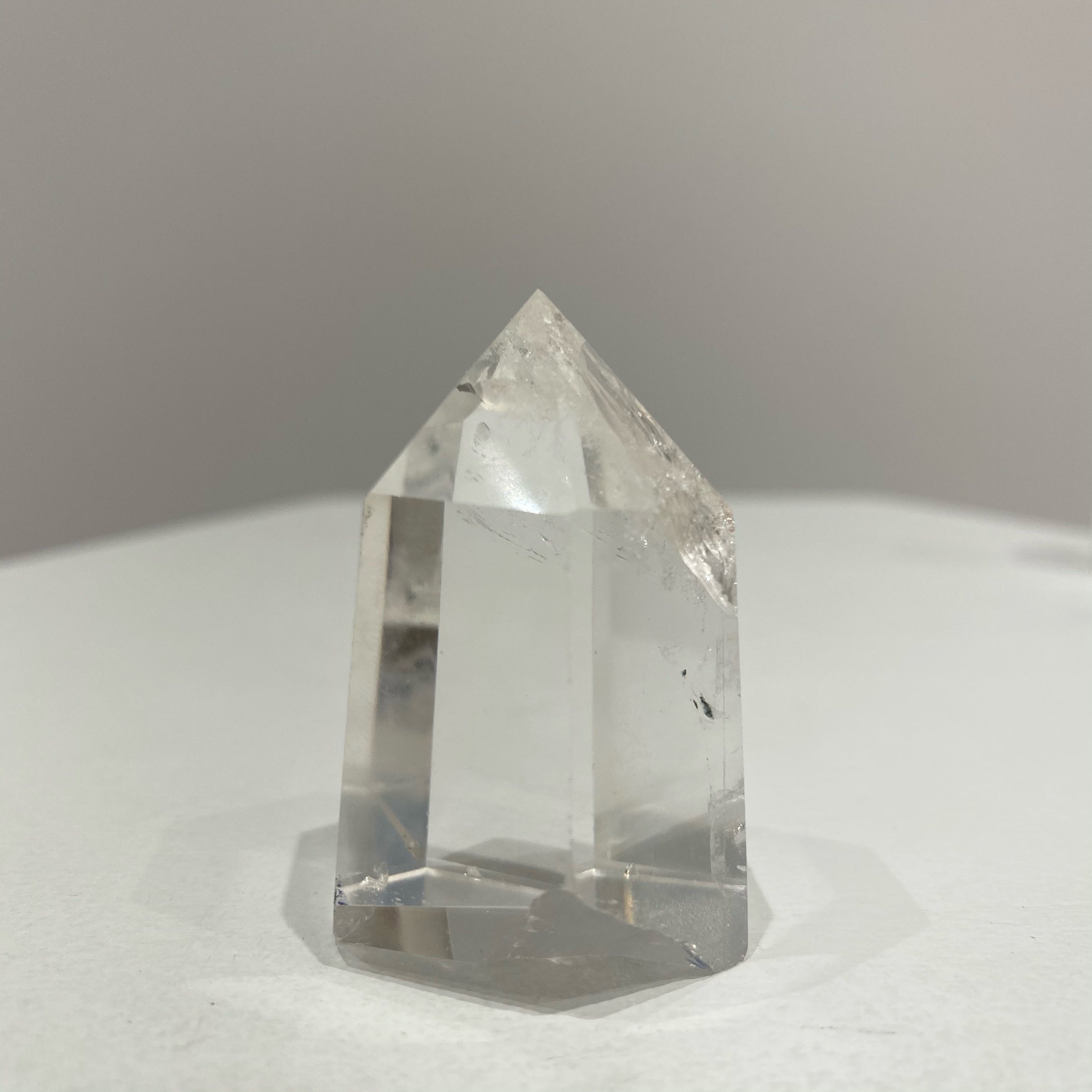 Phantom Inclusion Clear Quartz Crystal Point