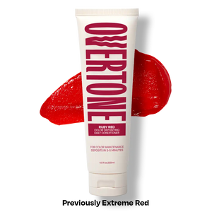 Ruby Red Color Depositing Daily Conditioner - Overtone Color - Color Depositing Conditioner Red