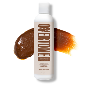 Golden Brown Color Depositing Daily Conditioner - Overtone Color - Color Depositing Conditioner Brown