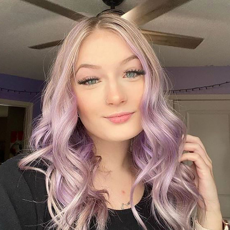 pastel purple hair