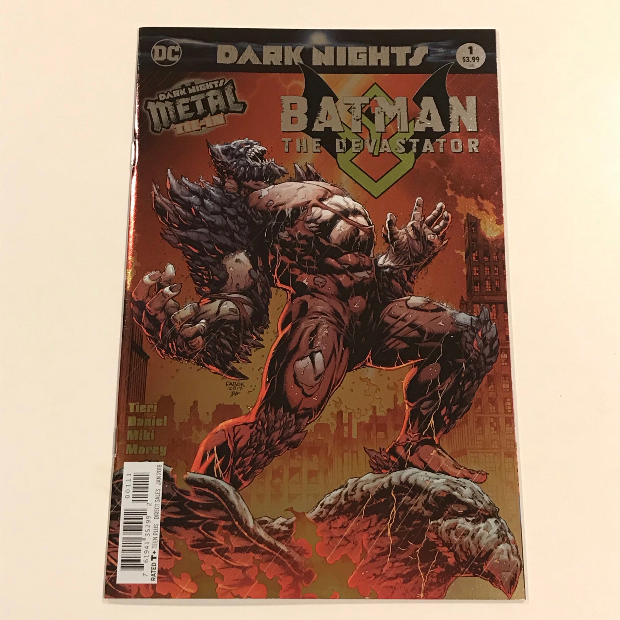 Dark Nights: Batman the Devastator 1 foil cover - DC Comics – Joels Comics