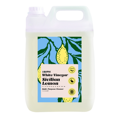 White Vinegar Sicilian Lemon | Natural cleaner from Liquipak