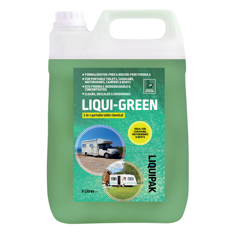 Liqui Green Top Bottom Caravan Toilet Chemical | Liquipak
