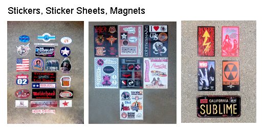 stickers and paper products