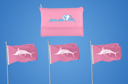 Pink Release Flag - Full Day 10-pack