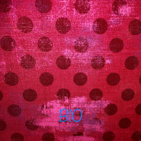 raspberry grunge dots