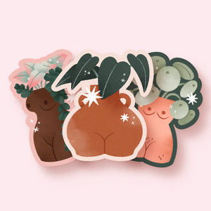 Nude Planters Sticker Pack