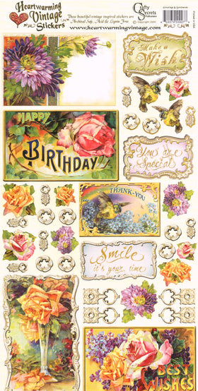 Crafty Secrets / Vintage Stickers / Family Matters / Journal