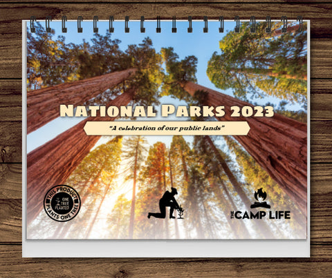 National Parks Wall Calendar 2023 - with interactive QR codes