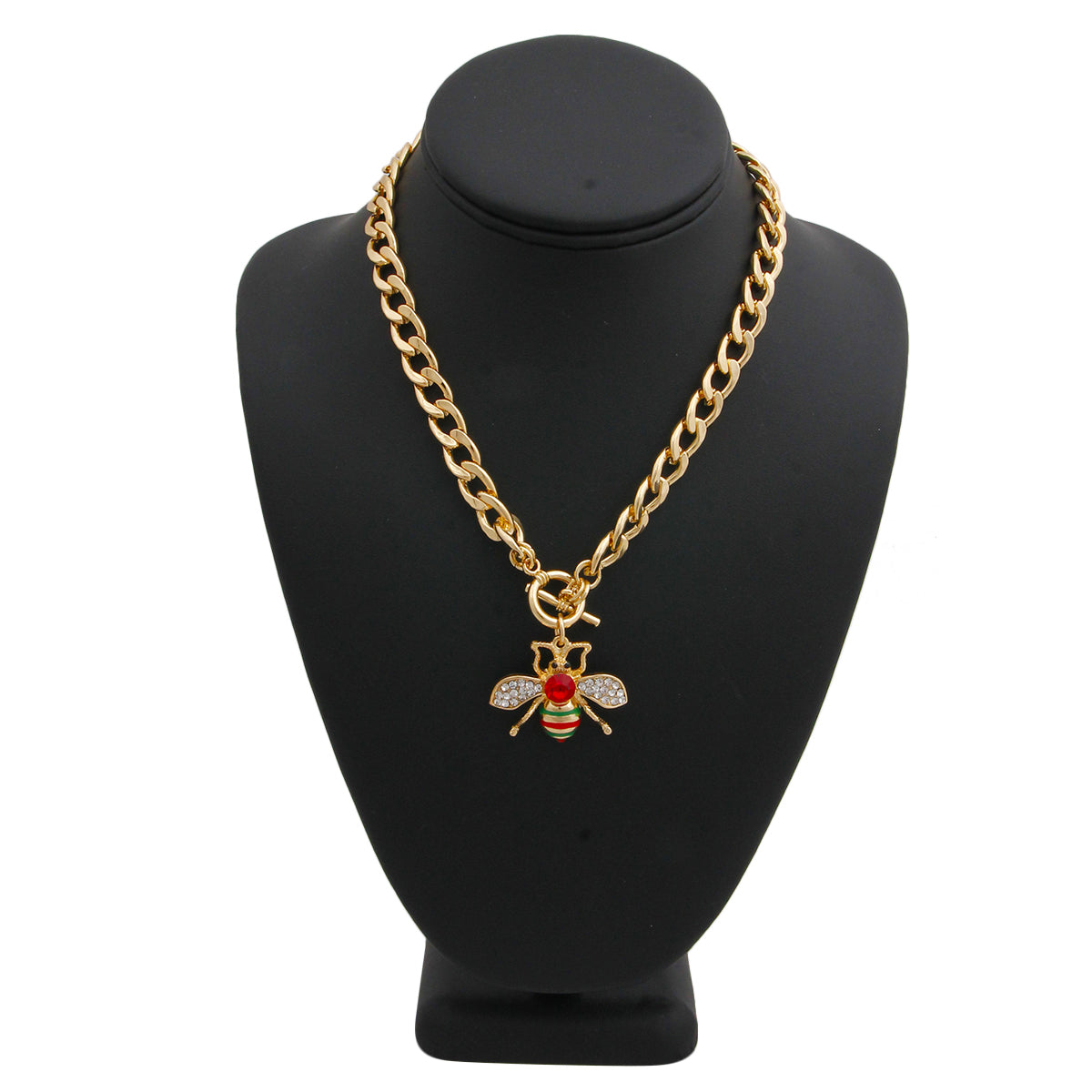 gucci gold bee necklace