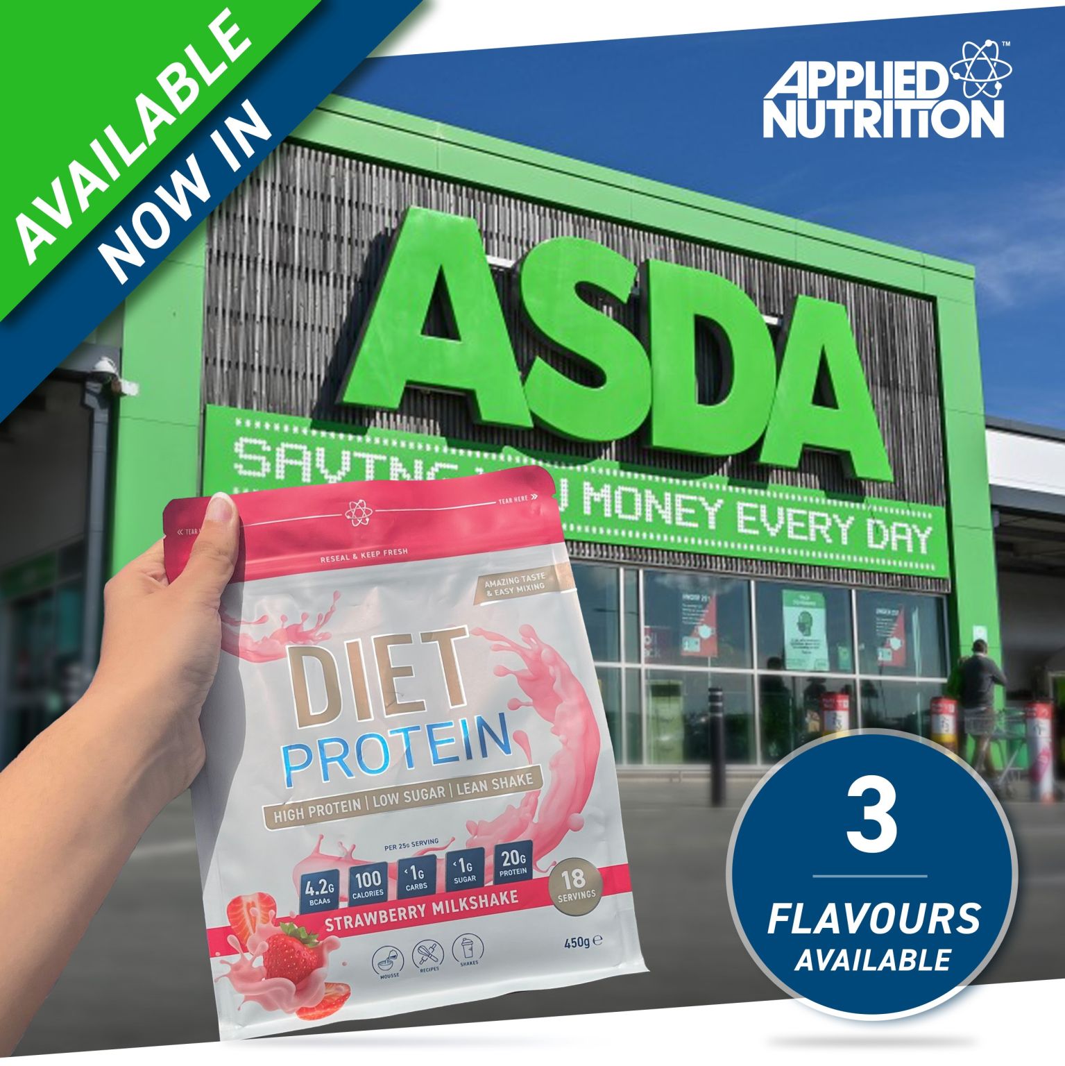 Applied Nutrition Diet Protein Now Available at ASDA! – Applied