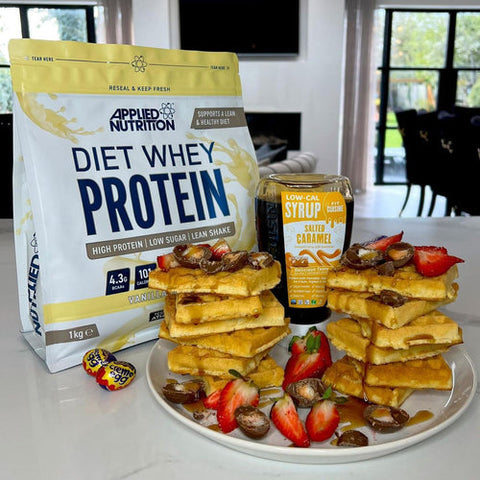 Diet Whey Creme Egg Waffles