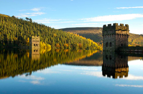 Photography at Peak District Park with naturalistic view