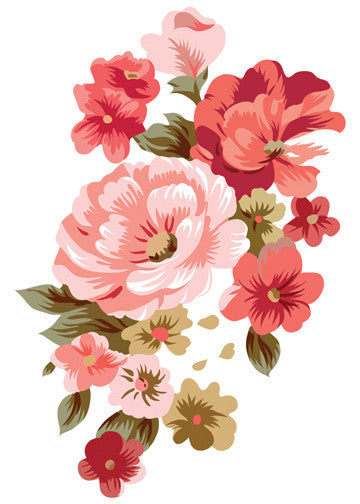 Vintage Floral Temporary Tattoo Set | Tatt Me Temporary ...