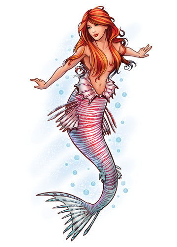 Buy Glaryyears Angel Mermaid Temporary Tattoos for Women Girls 6Pack  Large Sketch Fake Tattoo Stickers Longlasting Realistic Tattoos for Body  Arm Back Leg Online at Lowest Price in Ubuy India B0746JMK4W