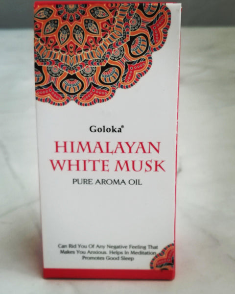 Goloka Pura Aroma Oil - Himalayan White Musk - 10ml 1