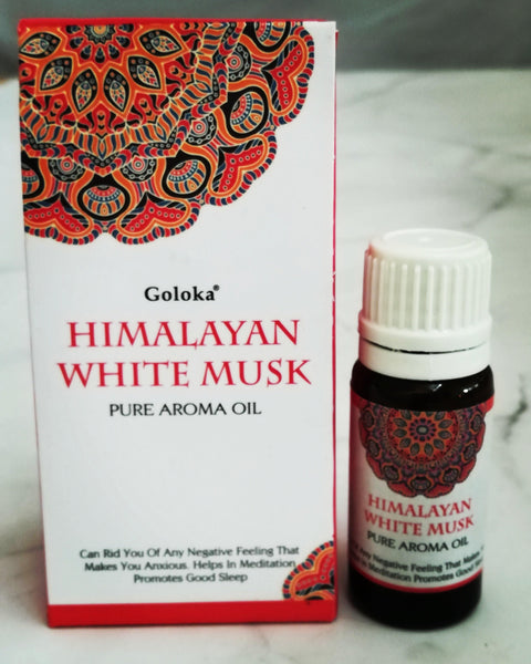 Goloka Pura Aroma Oil - Himalayan White Musk - 10ml 0