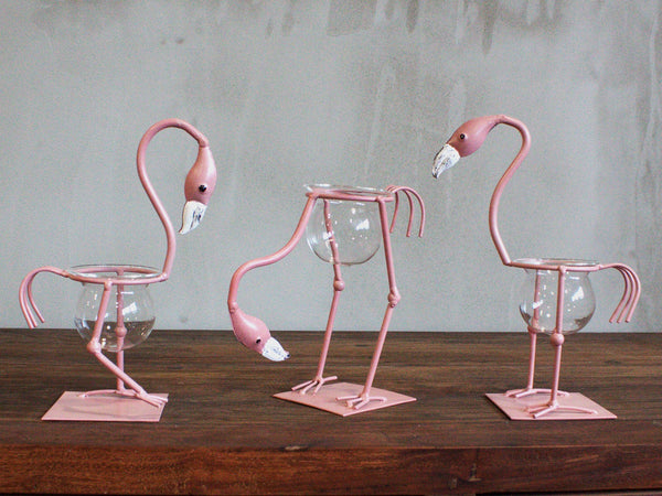 Hydroponic Home Décor - Pink Flamingo 2 3