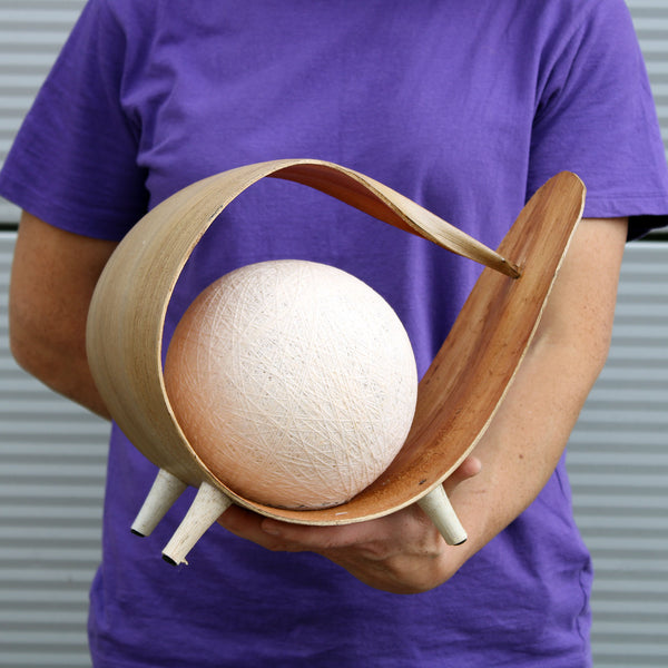 Handmade Natural Coconut Lamp - Natural Wrapover 2