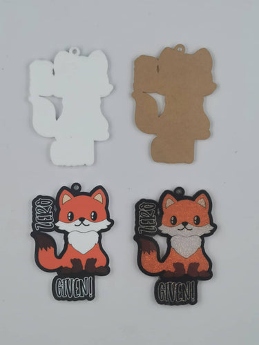 Fox - Sublimation Acrylic Blank with SVG – A Personal Touch