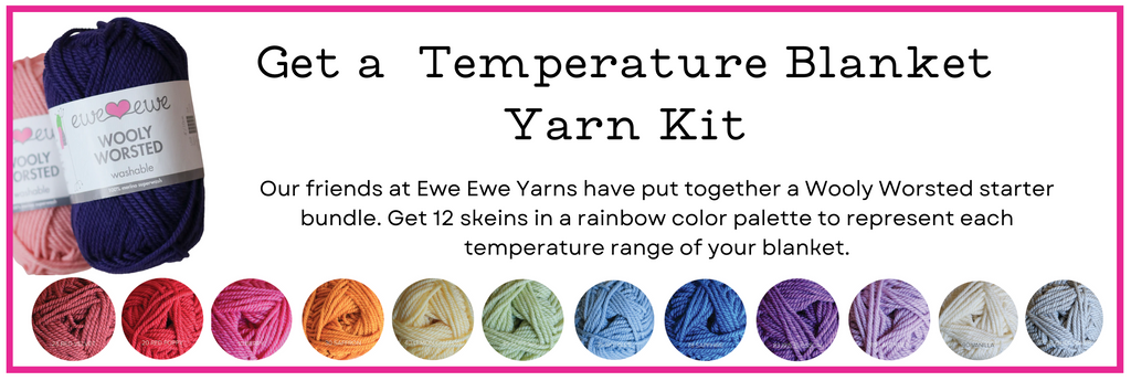 Temperature Blanket Starter Bundle Yarn Kit – Ewe Ewe Yarns