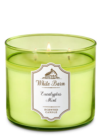 mint scented candle