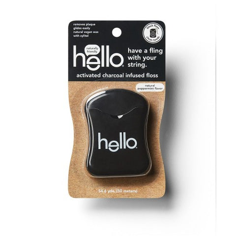 hello charcoal floss
