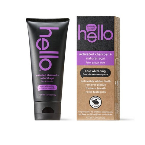 hello charcoal acai toothpaste