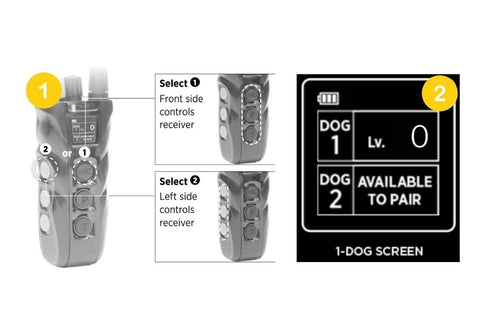 3500X 1-Dog Set Up Pairing Instructions