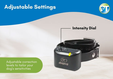 Bark Collar Adjustable Settings Illustration