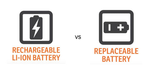 Rechargeable vs Replaceable Battery