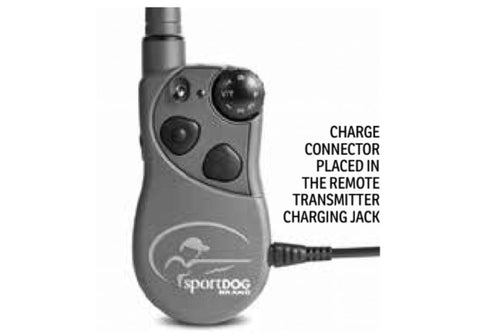 Charging the SportDOG SD-1825X Transmitter