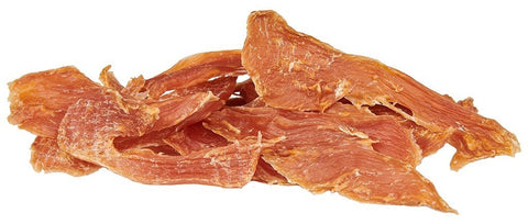 Chicken Jerky on White Background