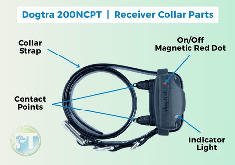 Dogtra 200NCPT Receiver Collar Parts
