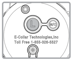 The L Button at the Back of ET-400 Remote Training Collar Remote