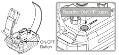 Illustration of ET-800 On and Off Button