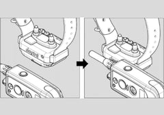 Illustration on How to Pair the Dogtra 2300NCP