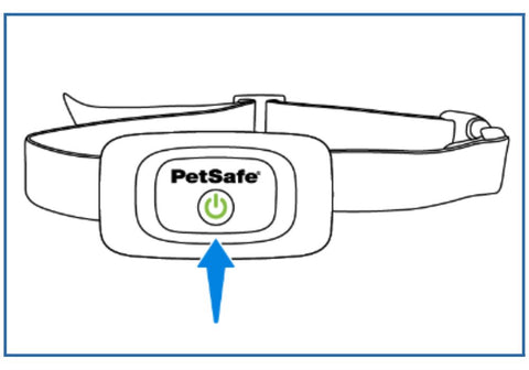 Turning On the 600 Yard Remote Trainer Collar Diagram