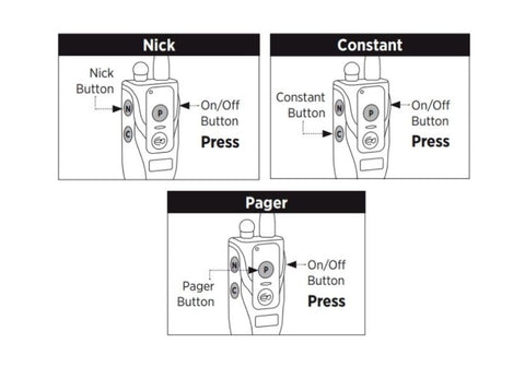 Nick Constant and Pager Buttons