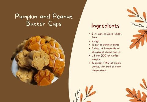 Pumpkin and Peanut Butter Cups Ingredients