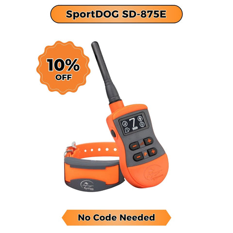 >SportDog SportTrainer 875E Orange Remote Training Collar Promo