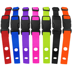 PetsTEK 3/4" Width Nylon Replacement Collar Strap in Various Colors