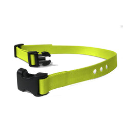 PetsTEK 1" Width Nylon Replacement Collar Strap in Lime